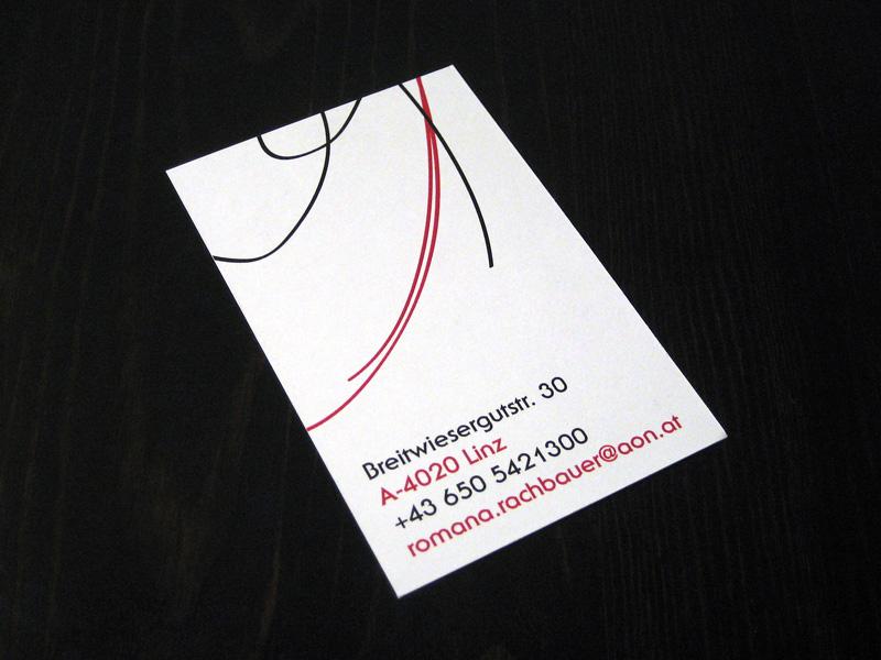 Backside of the business card