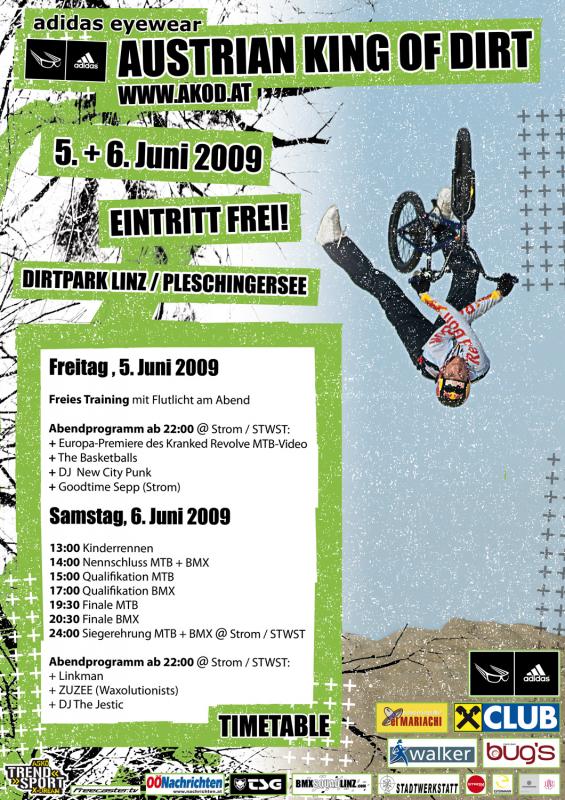 Poster Austrian King of Dirt 2009