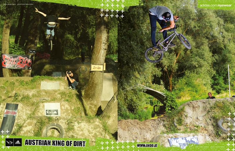 Double page ad Cream bmx magazine