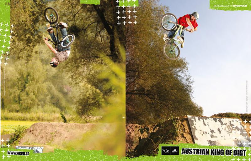 Double page ad Cream bmx magazine