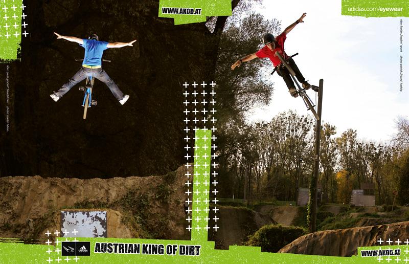 Double page ad Cream bmx magazine